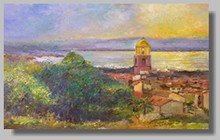 st-tropez-peinture paysage-peintre paysagiste